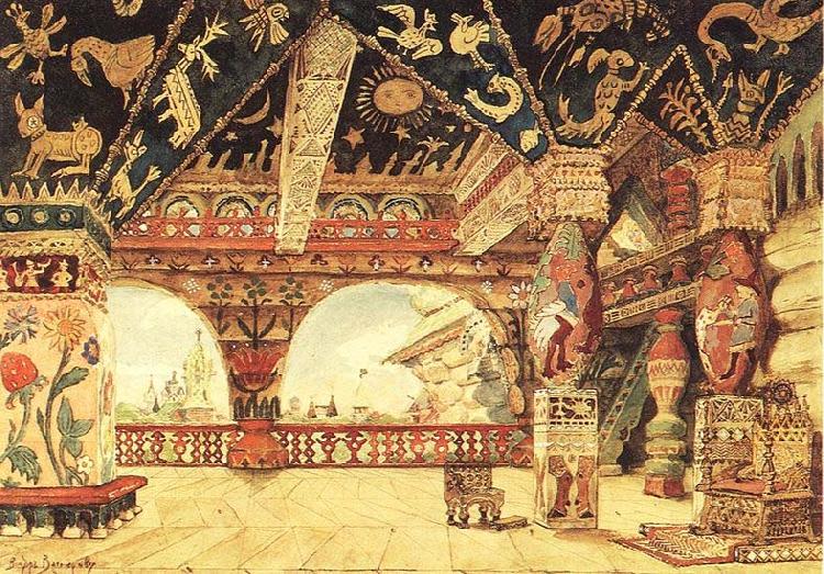 Viktor Vasnetsov Palace of Tsar Berendei china oil painting image